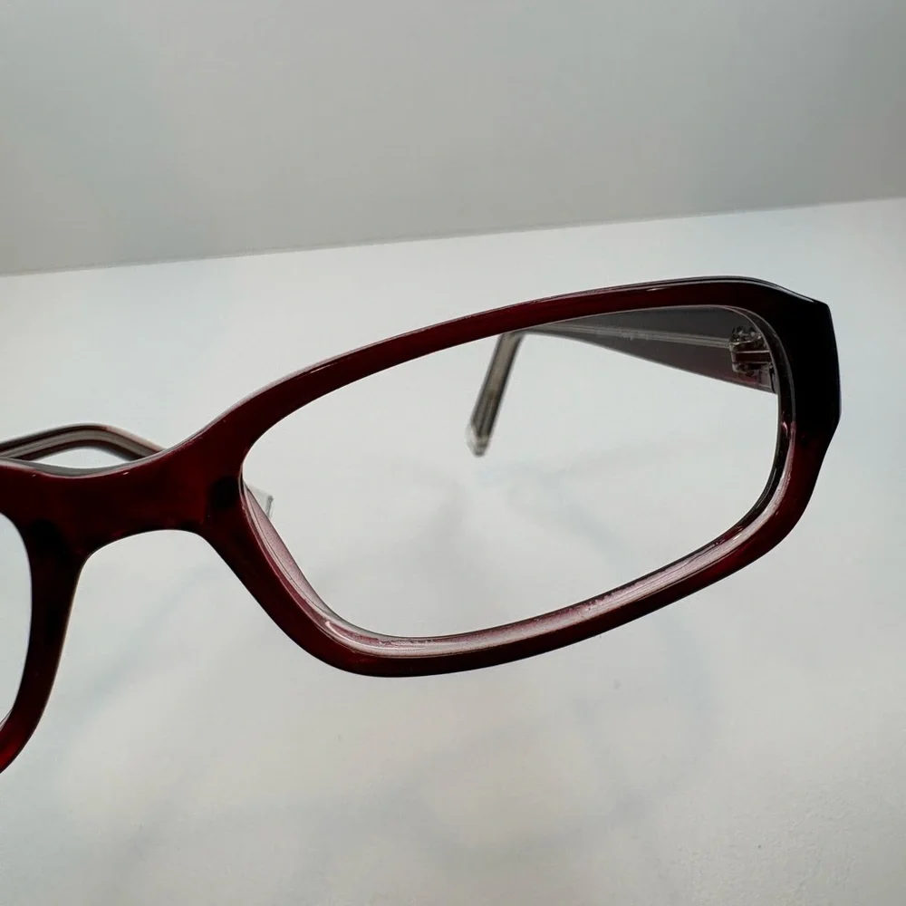 MODERN AGREE BURGUNDY EYEGLASSES‎ 52•16•140